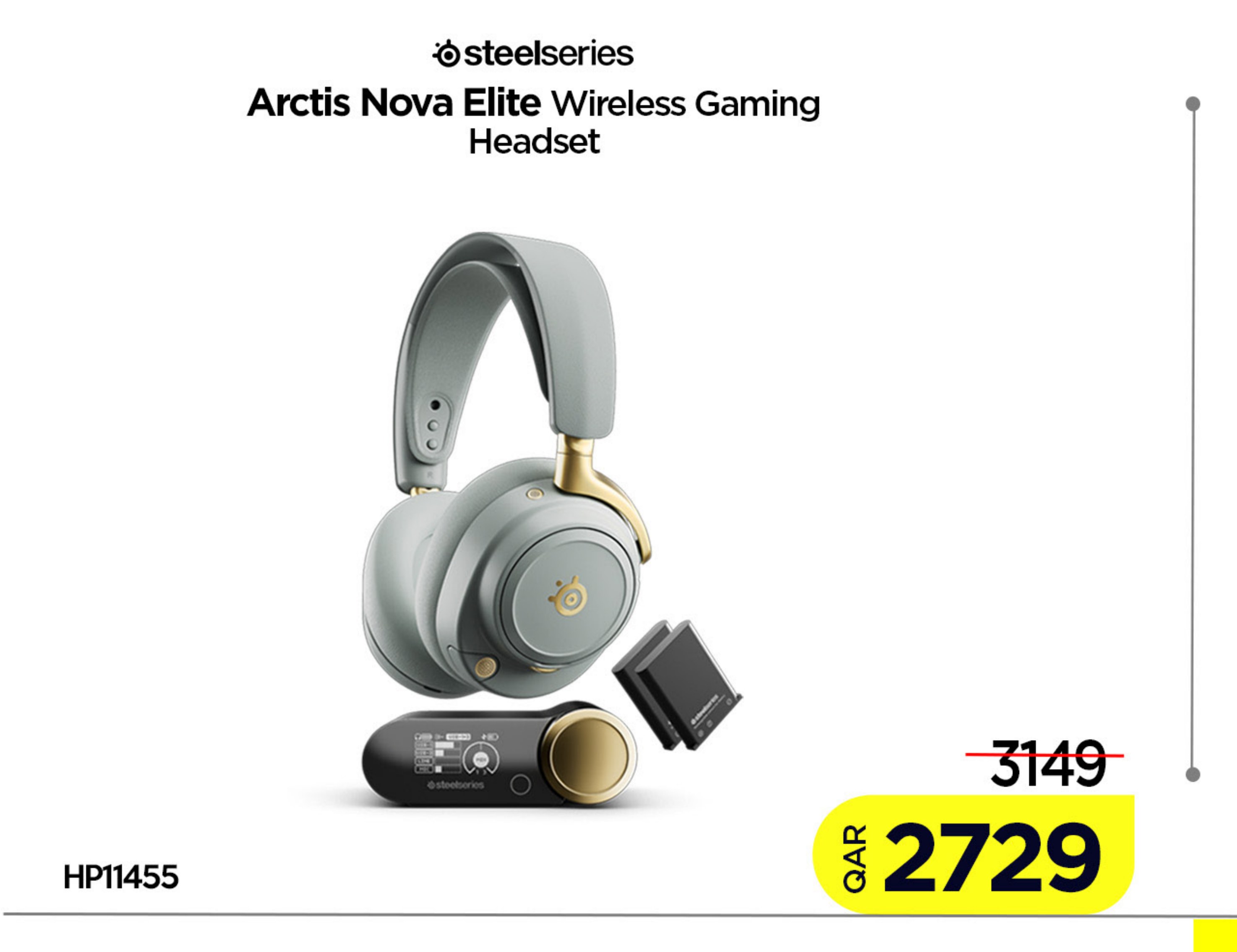 SteelSeries Arctis Nova Elite Wireless Gaming Headset