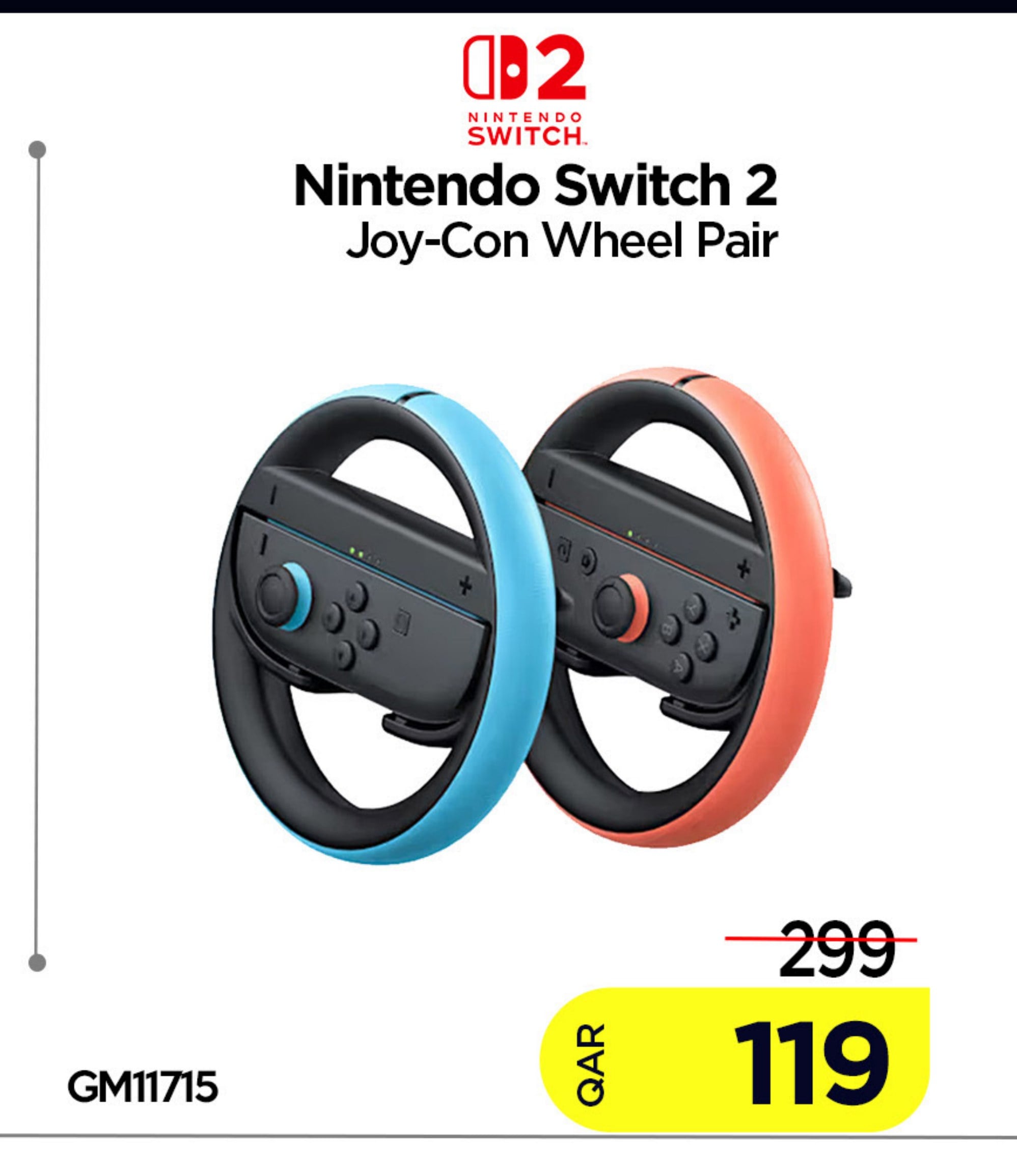 Nintendo Switch 2 Joy-Con Wheel Pair