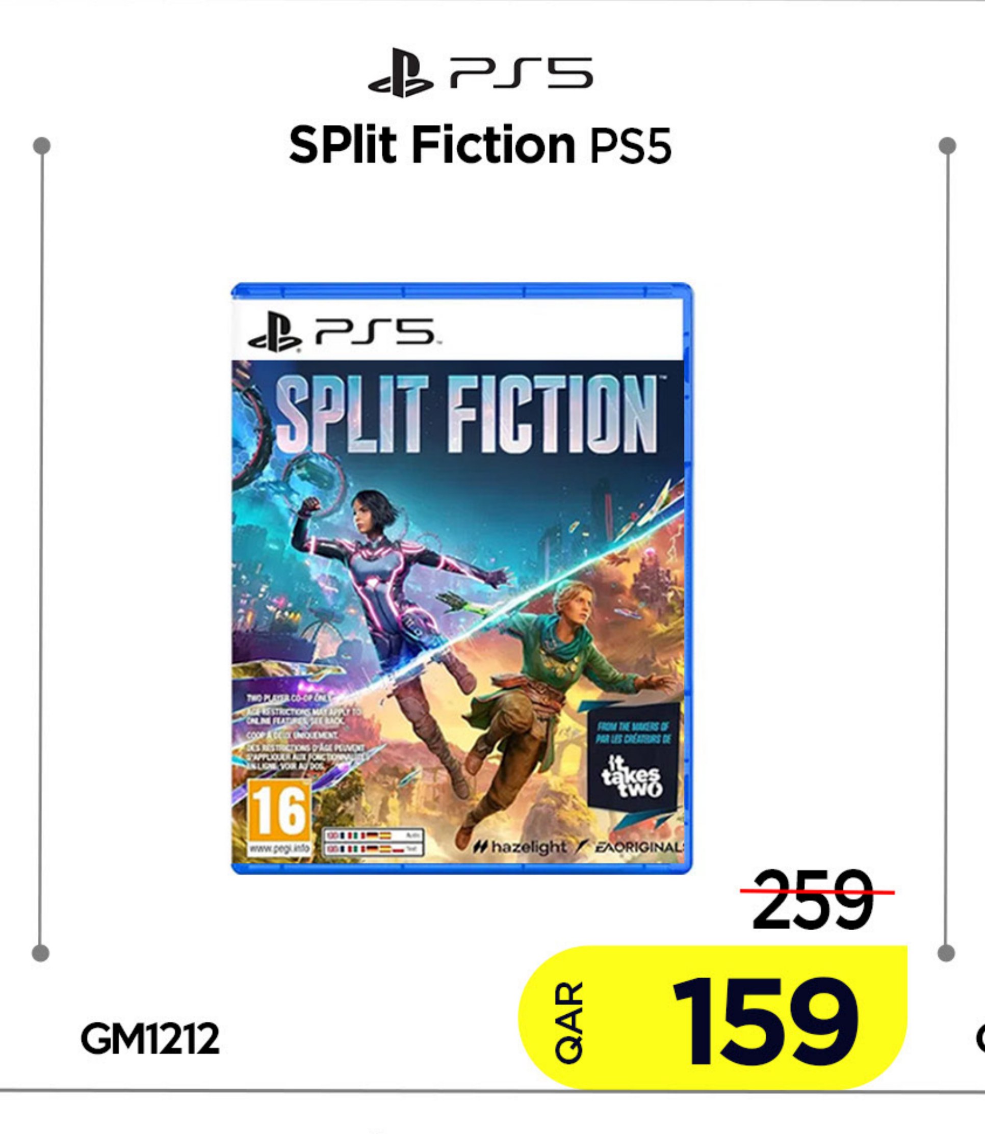 SPlit Fiction PS5