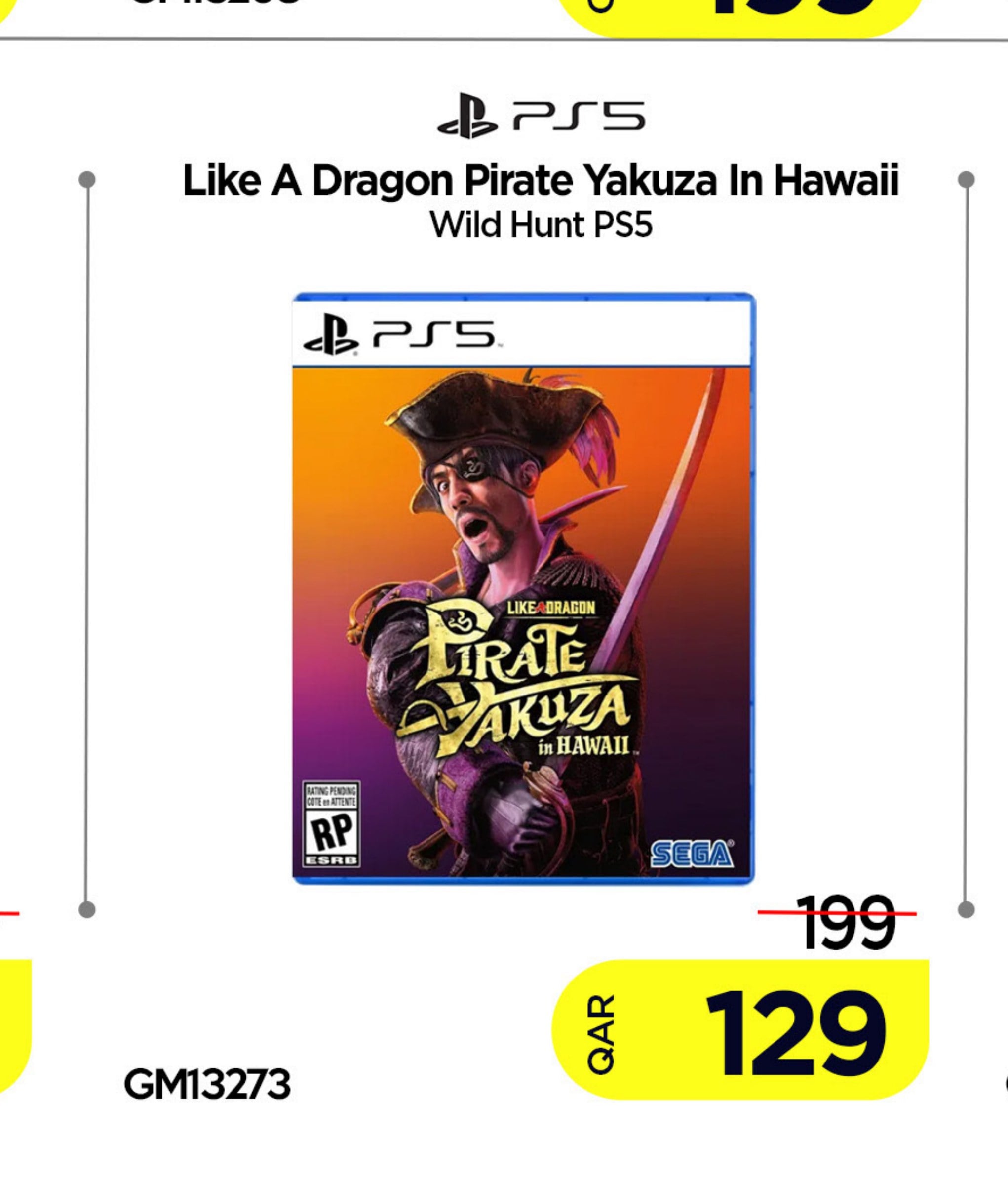 Like A Dragon Pirate Yakuza In Hawaii Wild Hunt PS5