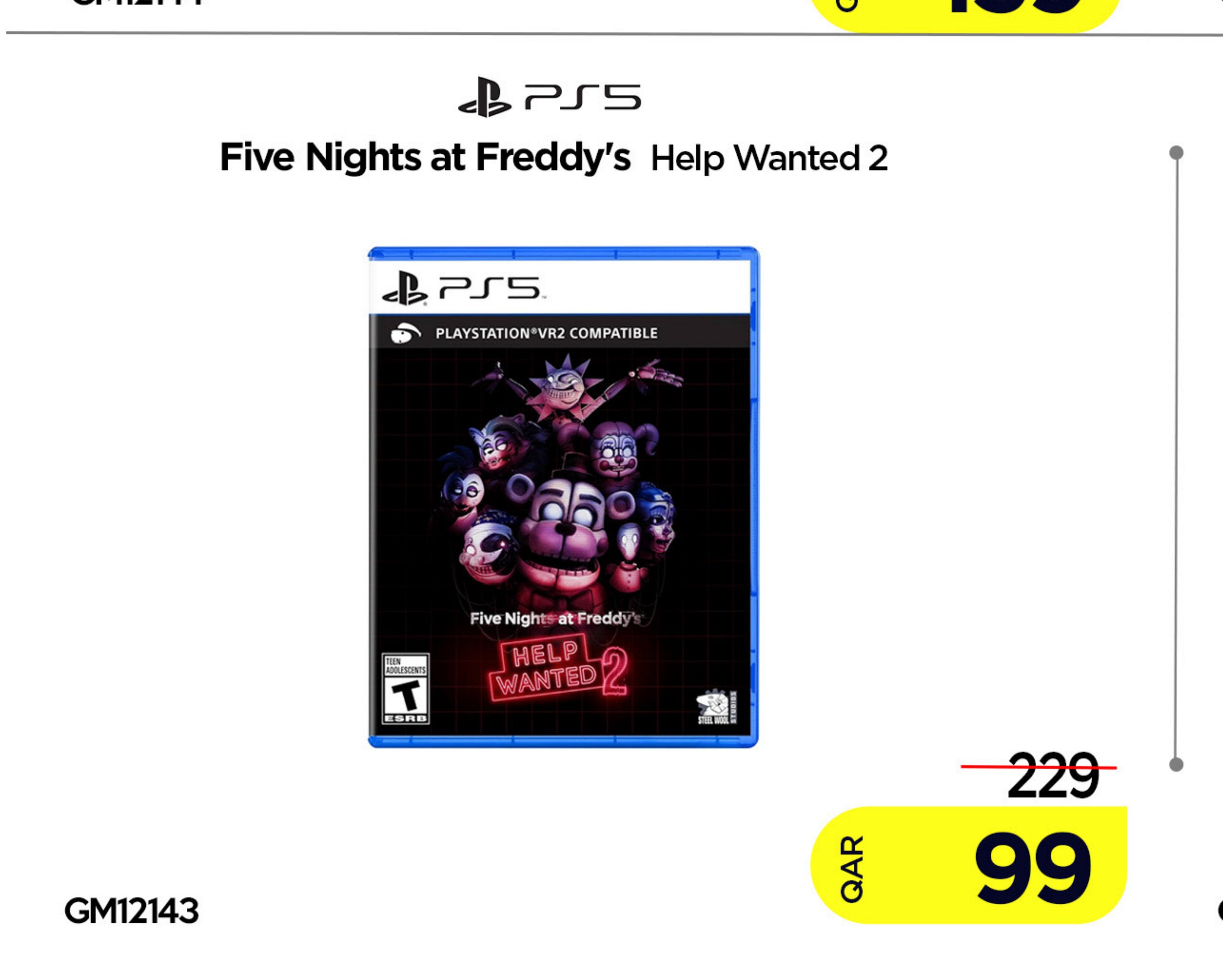 Five Nights at Freddy's Help Wanted 2 PS5