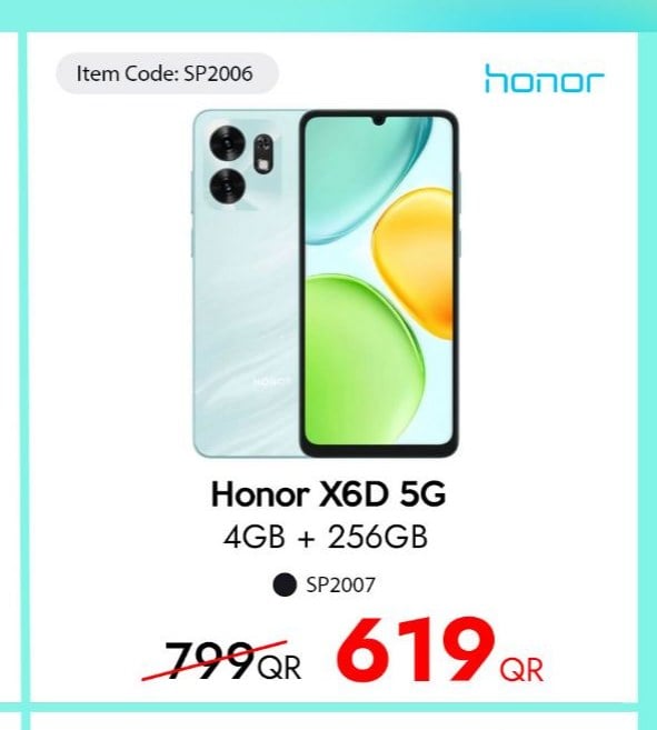 Honor X6D 5G 4GB + 256GB