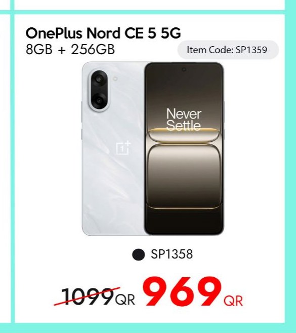 OnePlus Nord CE 5 5G 8GB + 256GB