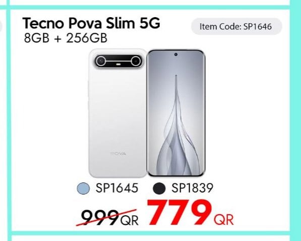 Tecno Pova Slim 5G 8GB + 256GB