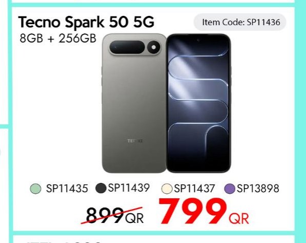 Tecno Spark 50 5G 8GB + 256GB