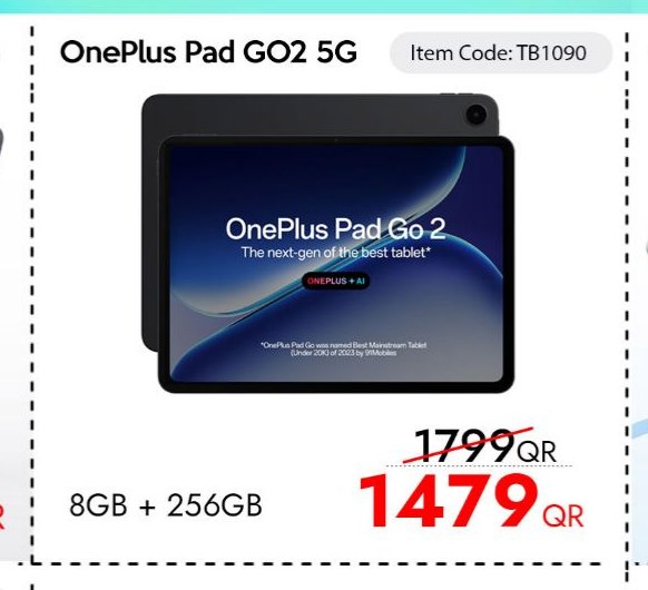 OnePlus Pad GO2 5G 8GB + 256GB