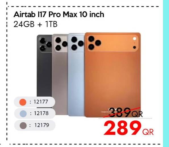Airtab I17 Pro Max 10 inch 24GB + 1TB