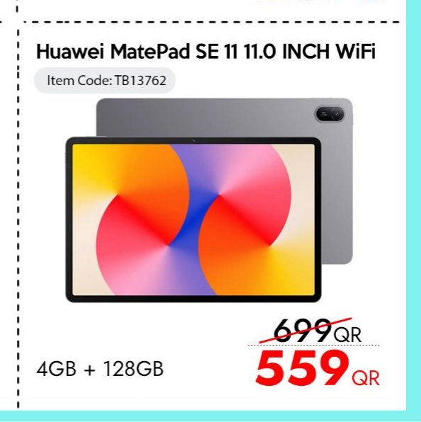 Huawei MatePad SE 11 11.0 INCH WiFi 4GB + 128GB