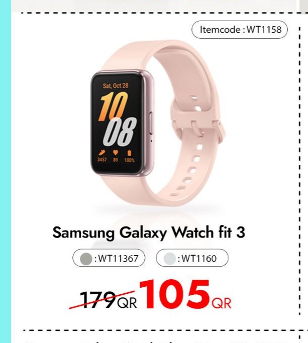 Samsung Galaxy Watch fit 3