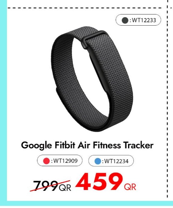 Google Fitbit Air Fitness Tracker