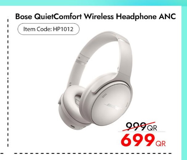 Bose QuietComfort Wireless Headphone ANC