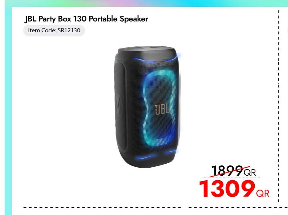 JBL Party Box 130 Portable Speaker