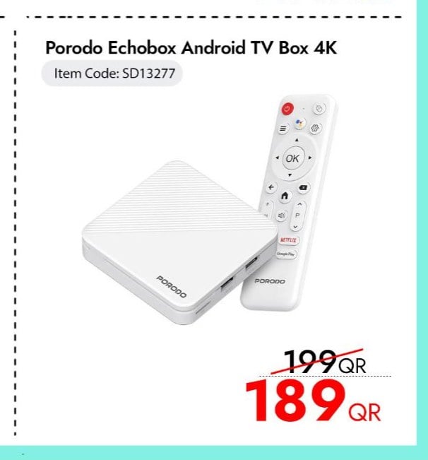 Porodo Echobox Android TV Box 4K