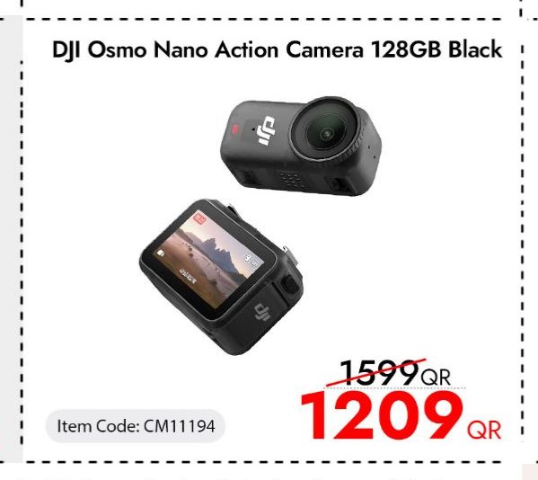DJI Osmo Action 3 Action Camera 128GB Black