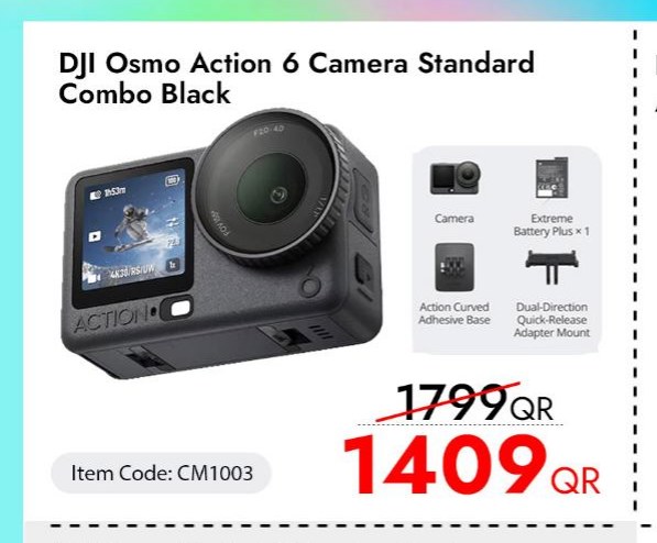 DJI Osmo Action 4 Camera Standard Combo Black