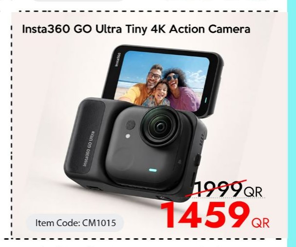 Insta360 GO Ultra Tiny 4K Action Camera