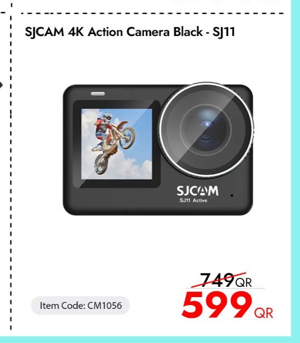 SJCAM 4K Action Camera Black - SJ11