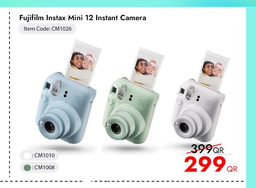 Fujifilm Instax Mini 12 Instant Camera