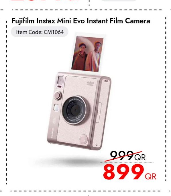 Fujifilm Instax Mini Evo Instant Film Camera