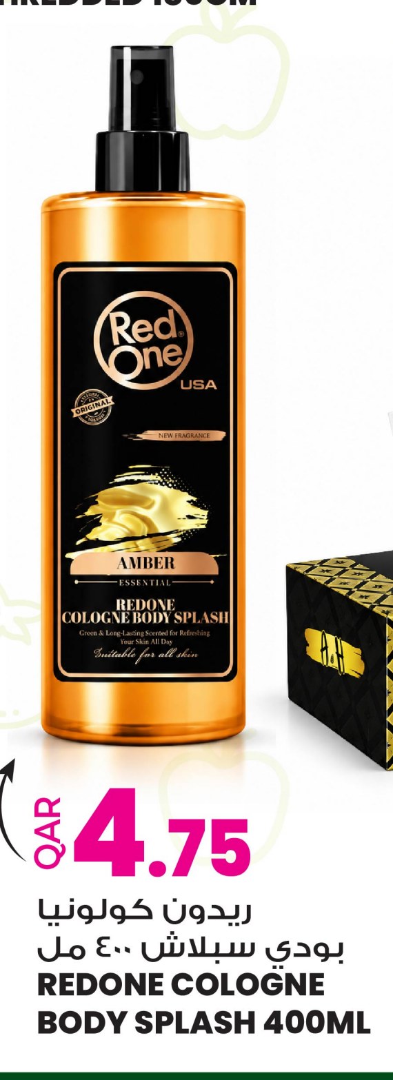 Redone Cologne Body Splash 400ml